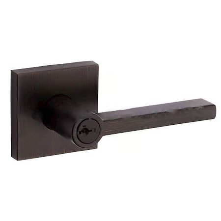 Kwikset Halifax Keyed Entry Lever 156HFL-SQT-11P-SMT-6AL-RCS